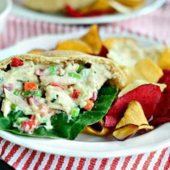 Ranch Chicken Salad Sandwich (Mayonnaise-Free)