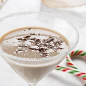 White Chocolate Peppermint Martini