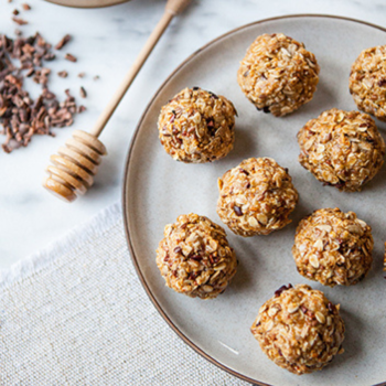 Almond Cacao No-Bake Energy Balls