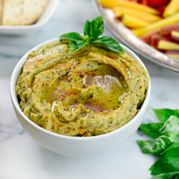 Lemon Basil Hummus