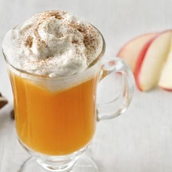 Mulled Apple Cider with Cinnamon Whipped Cream