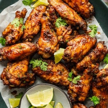 Chili Lime Baked Chicken Wings