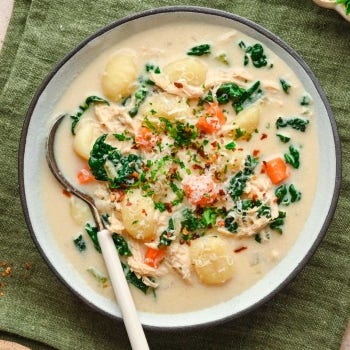 Creamy Chicken Gnocchi Soup 