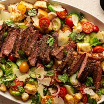 Grilled Steak Panzanella Salad 