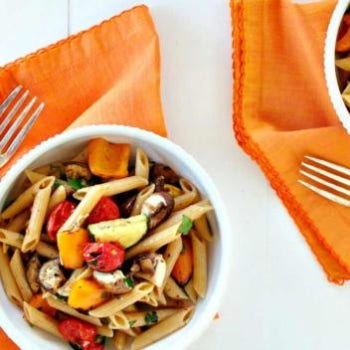 Grilled Vegetable Herb Pasta Salad