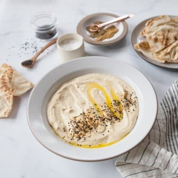 Toasted Black Sesame Seed Hummus