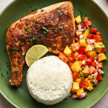 Easy Air Fryer Jerk Rotisserie Style Seasoning Chicken Leg Quarters