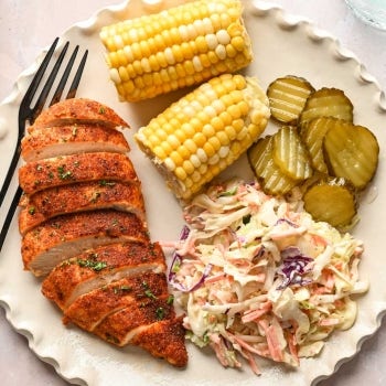 Oven Roasted Chicken Breasts with Nashville Hot Rotisserie Style Seasoning 
