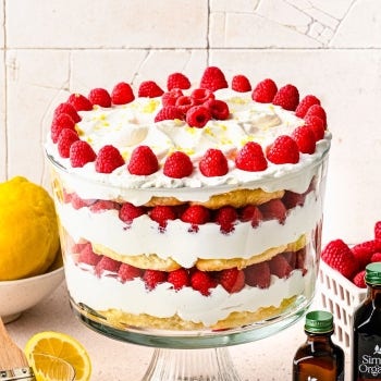 Lemon and Raspberry Trifle