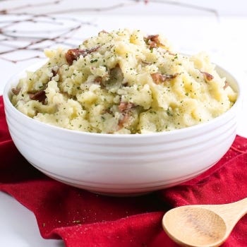 Garlic Mashed Potatoes with Parsley