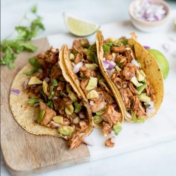 Shredded Jackfruit Southwest Tacos