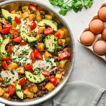 Taco Skillet with Eggs