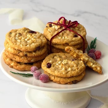 White Chocolate Cranberry Macadamia Cookies