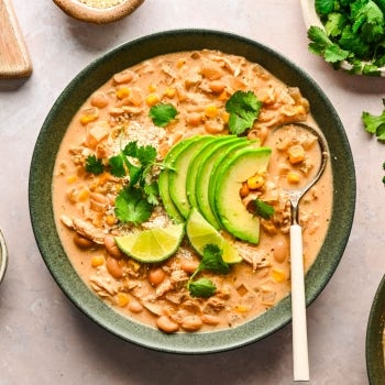 Slow Cooker White Chicken Chili
