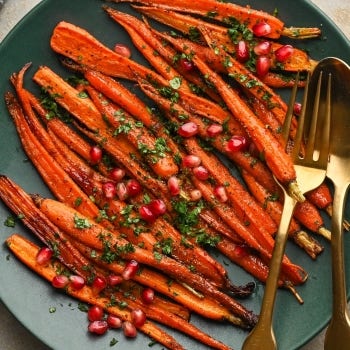 Spiced Honey Roasted Carrots