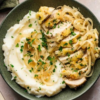 Slow Cooker French Onion Chicken