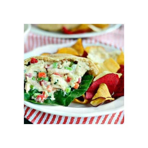 Ranch Chicken Salad Sandwich (Mayonnaise-Free)