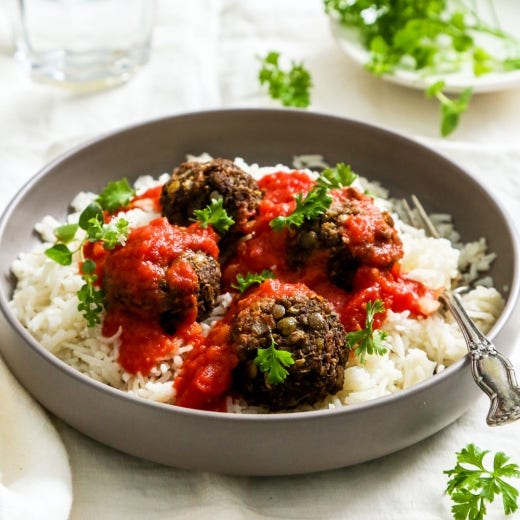 Spanish Vegan Meatballs with Smoked Paprika Spanish Vegan Meatballs with Smoked Paprika