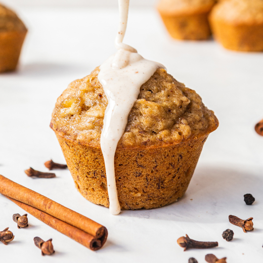 Chai Spiced Banana Breakfast Muffins