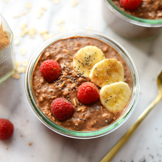 Chocolate Banana Overnight Oats Chocolate Banana Overnight Oats
