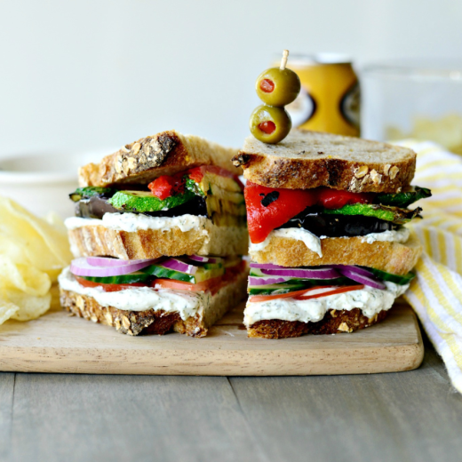 Vegetarian Dagwood Sandwich