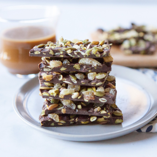 Aztec Chocolate Bark with Ancho Chili Aztec Chocolate Bark with Ancho Chili