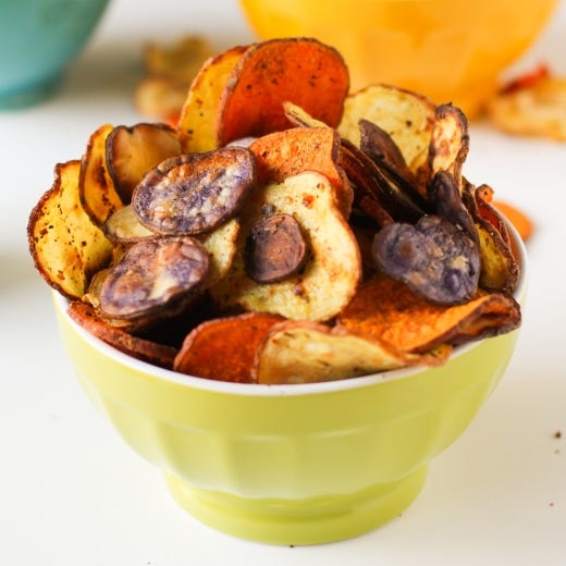 Oven-Baked Potato Chips