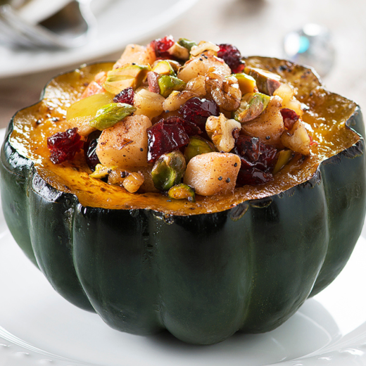 Stuffed Acorn Squash with Allspice