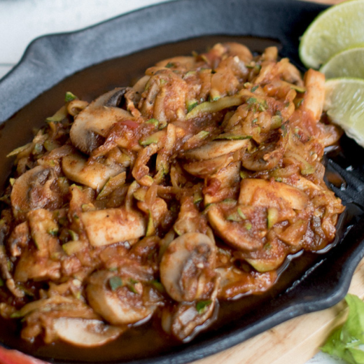 Zucchini and Mushroom Fajitas Zucchini and Mushroom Fajitas