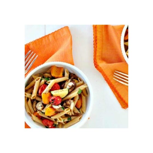 Grilled Vegetable Herb Pasta Salad