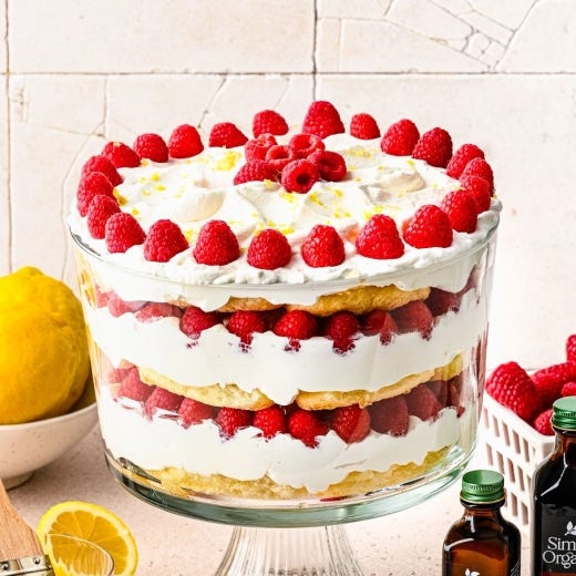 Lemon and Raspberry Trifle Lemon and Raspberry Trifle