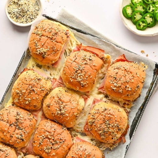 Everything Jalapeño Ham and Swiss Sliders Everything Jalapeño Ham and Swiss Sliders