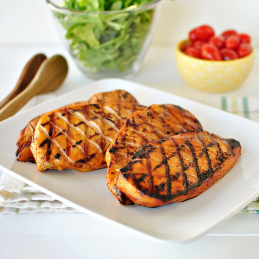 Garlic Bourbon BBQ-Marinated Grilled Chicken