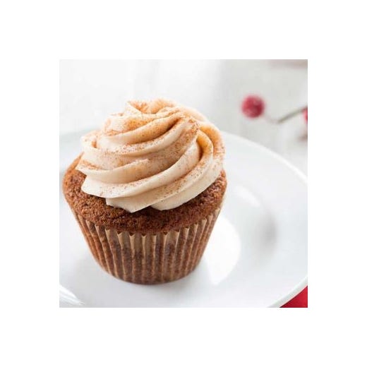 Gingerbread Cupcakes with Vanilla Cream Cheese Frosting