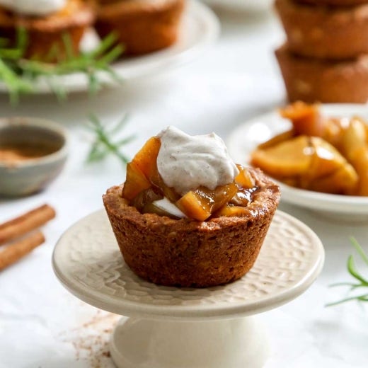 Apple Oatmeal Cookie Cups with Allspice