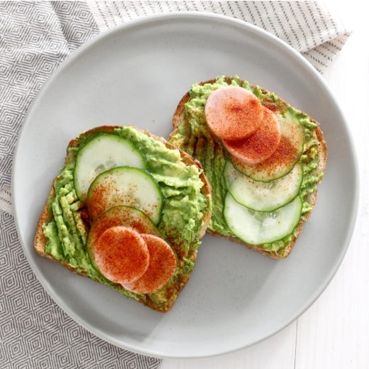 Avocado Toast with Smoked Paprika Avocado Toast with Smoked Paprika