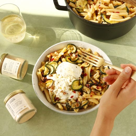 Californian Garlic Zucchini Pasta Californian Garlic Zucchini Pasta