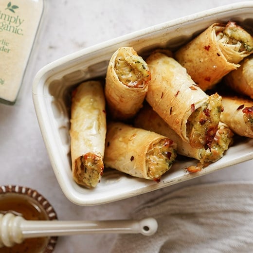 Cheese Spring Rolls with Single Origin Spices