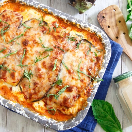 Roasted Eggplant Lasagna with Thyme Roasted Eggplant Lasagna with Thyme