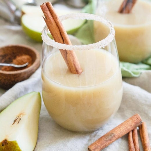 Spiced Vanilla Pear Cocktail Spiced Vanilla Pear Cocktail
