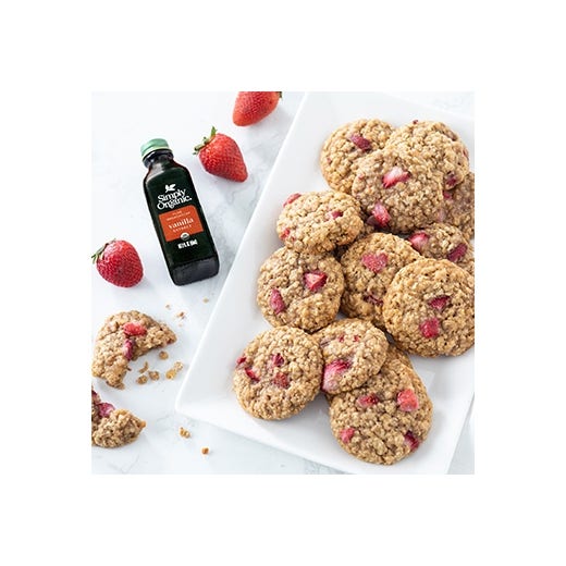 Strawberry Banana Bread Cookies