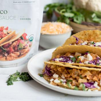 Sauteed Cauliflower Mild Tacos