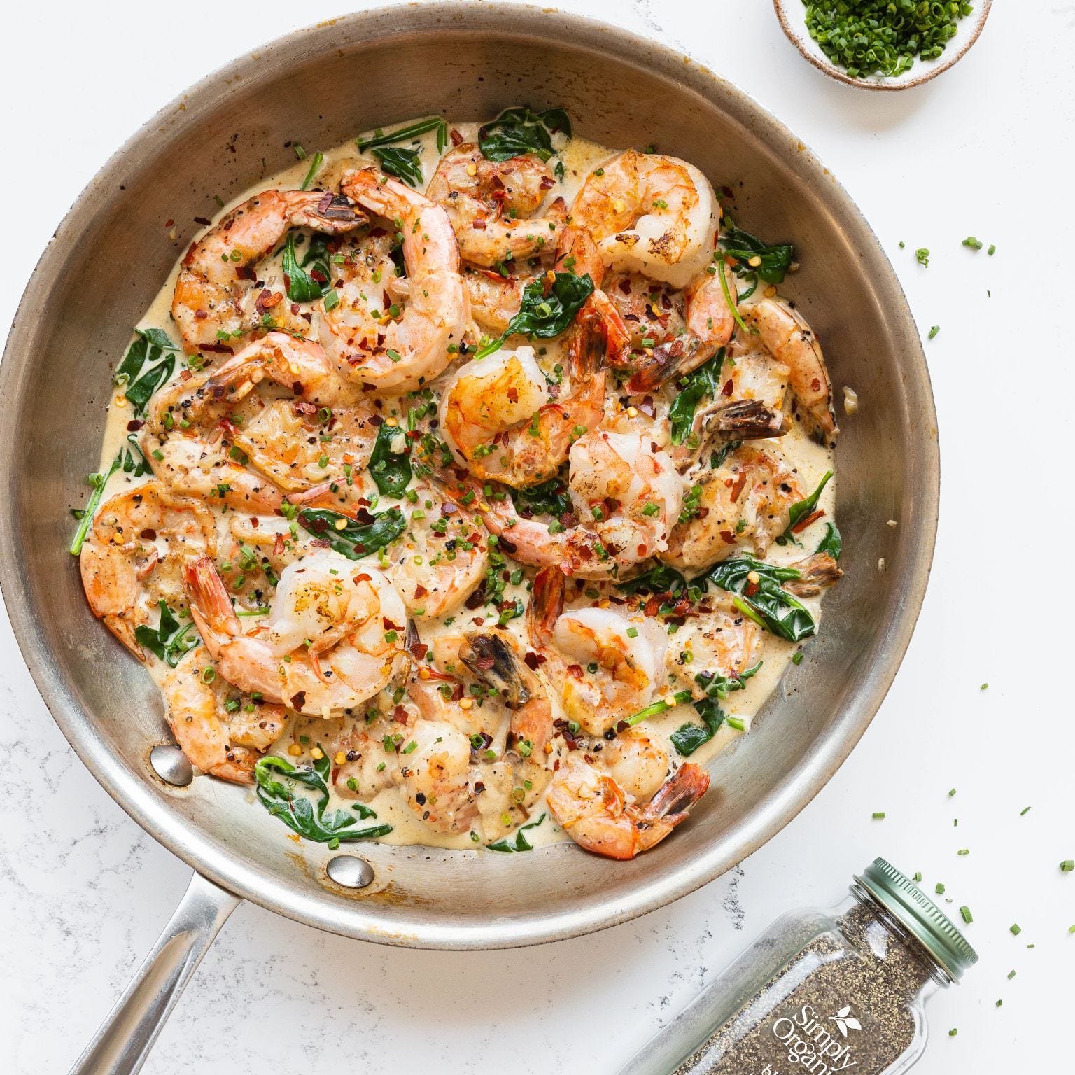 Black Pepper Garlic Shrimp