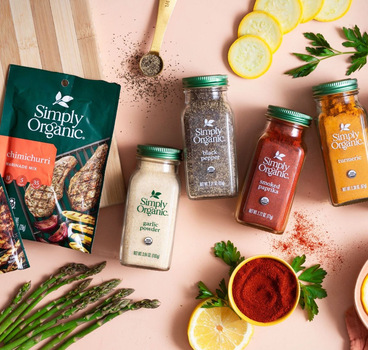 Grilling packets and seasonings